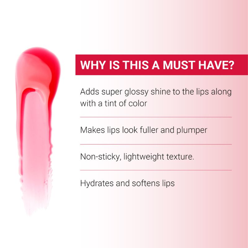 Iba Must Have High Shine Lip Oil - Raspberry Twist