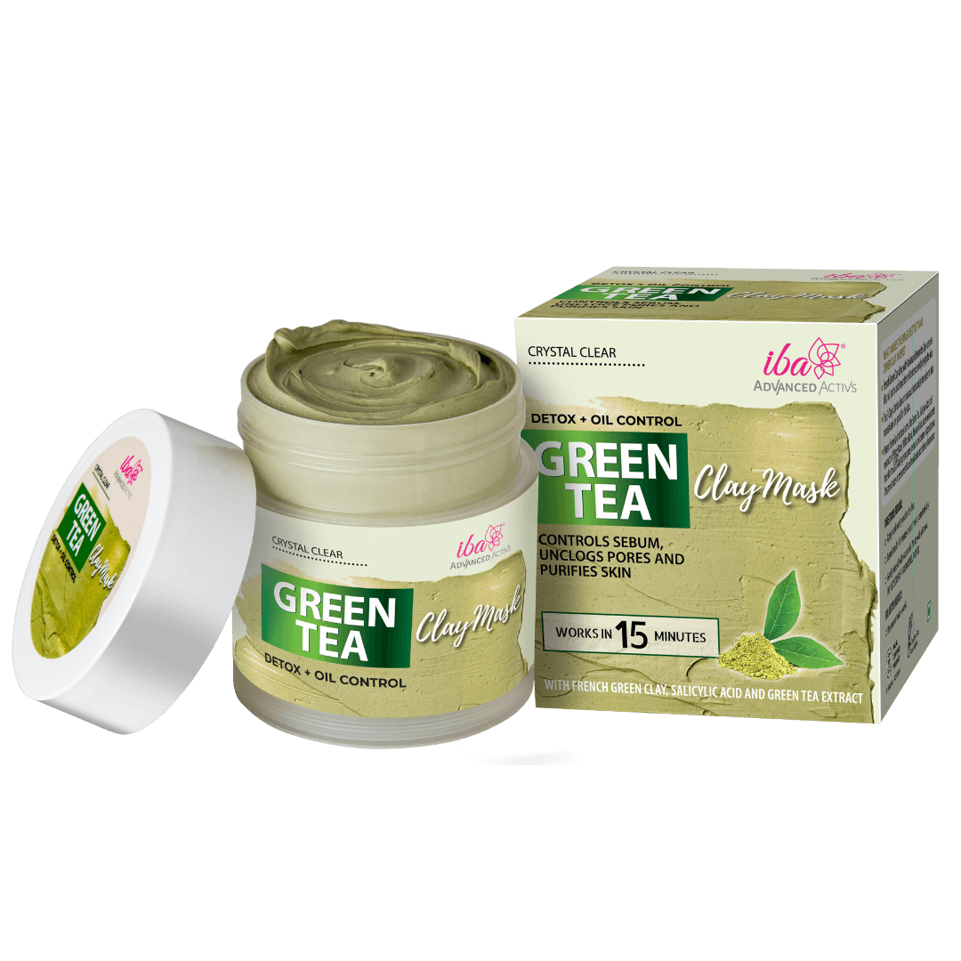 Iba Advanced Activs Crystal Clear Green Tea Mask (Detox + Oil Control)