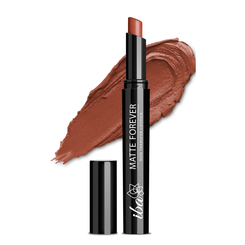 Iba Matte Forever Non Transfer Lipstick- 02 Cappuccino, 2 g