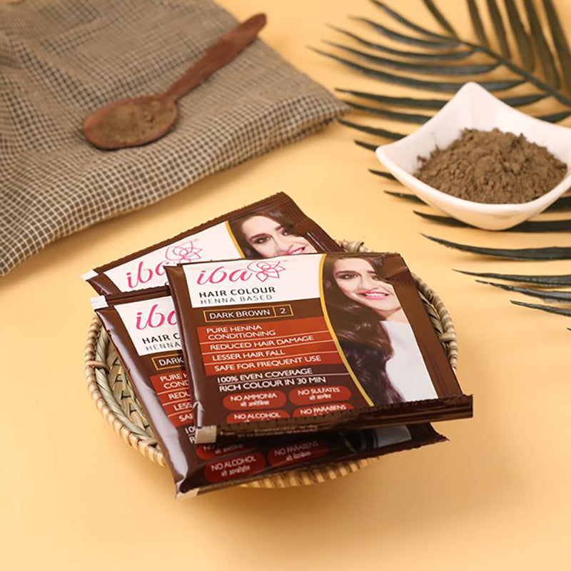 Iba Hair Color-Dark Brown Pouch