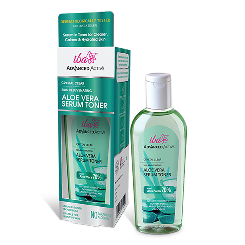 Iba Crystal Clear Skin Rejuvenating Aloe Vera Serum Toner, 120 ml