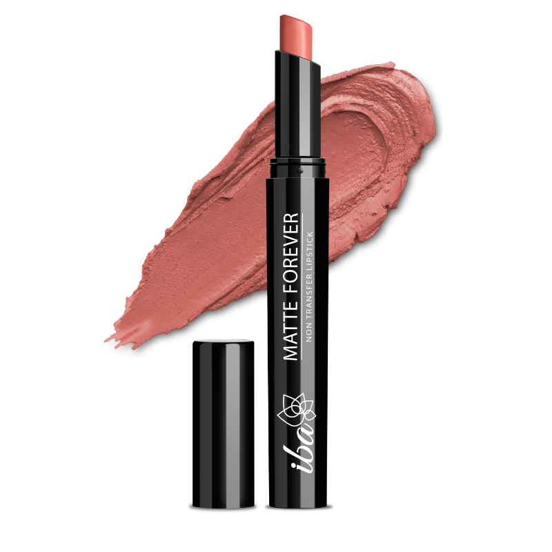 Iba Matte Forever Non Transfer Lipstick- 03 Perfect Pout, 2 g