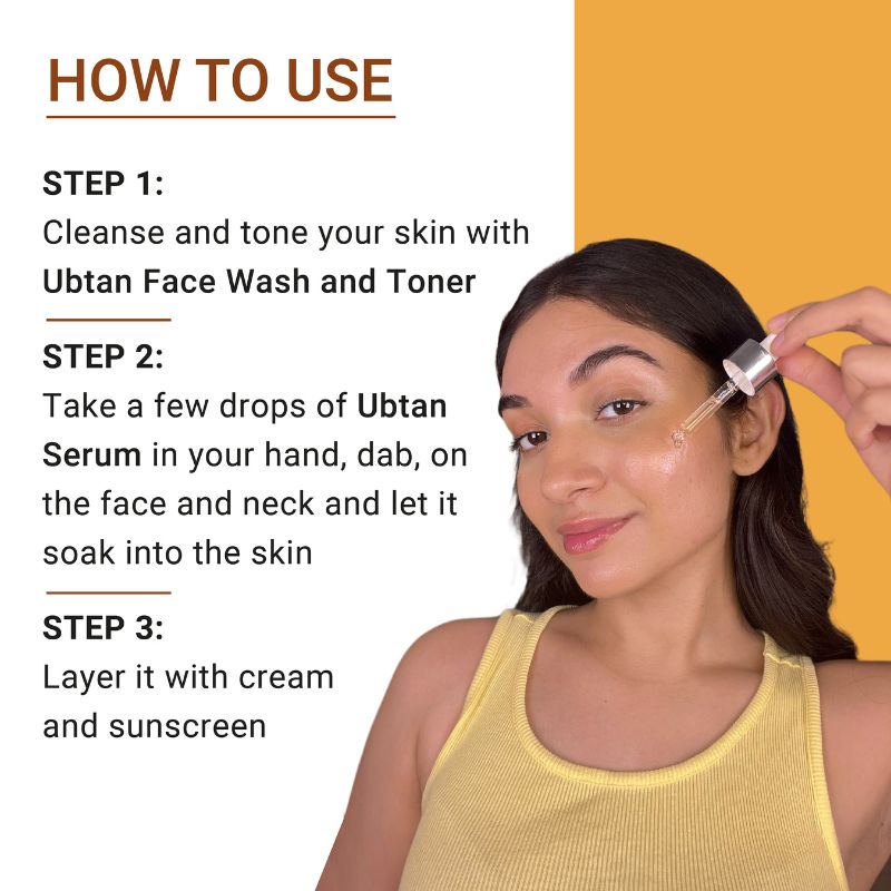 How to Use Ubtan Serum