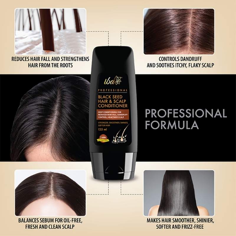 Iba Professional Black Seed Hair & Scalp Conditioner Benefits