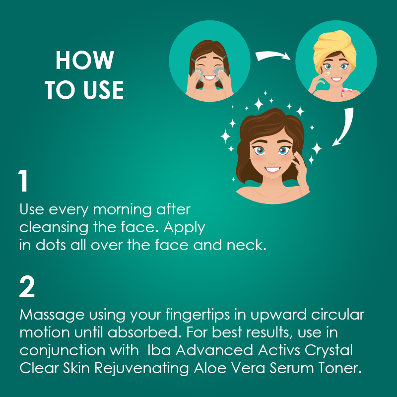 How To Use Iba Advanced Activs Crystal Clear Skin Tone Perfecting Gel Cream Specifications
