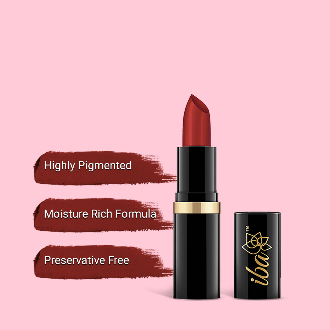 Iba Cherry Red Moisture Rich Lipstick