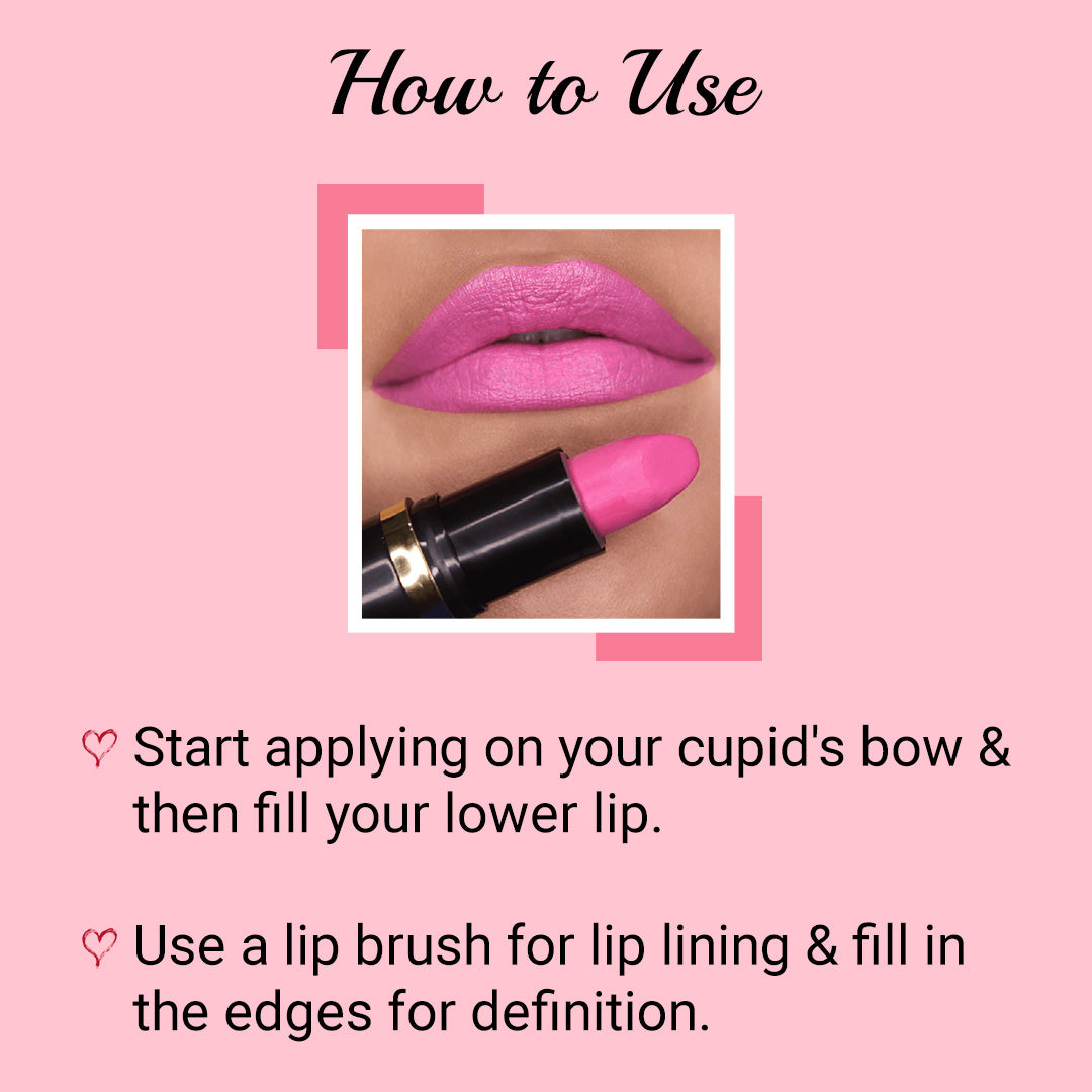 How To Use Iba's Royal Pink Lipstick