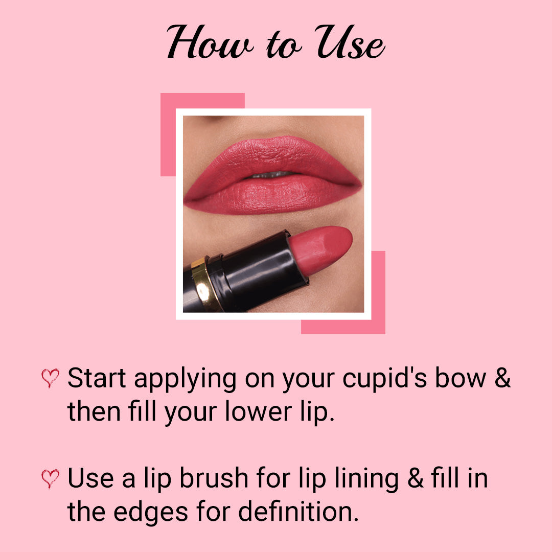  How To Use Iba's Coral Glow Lipstick