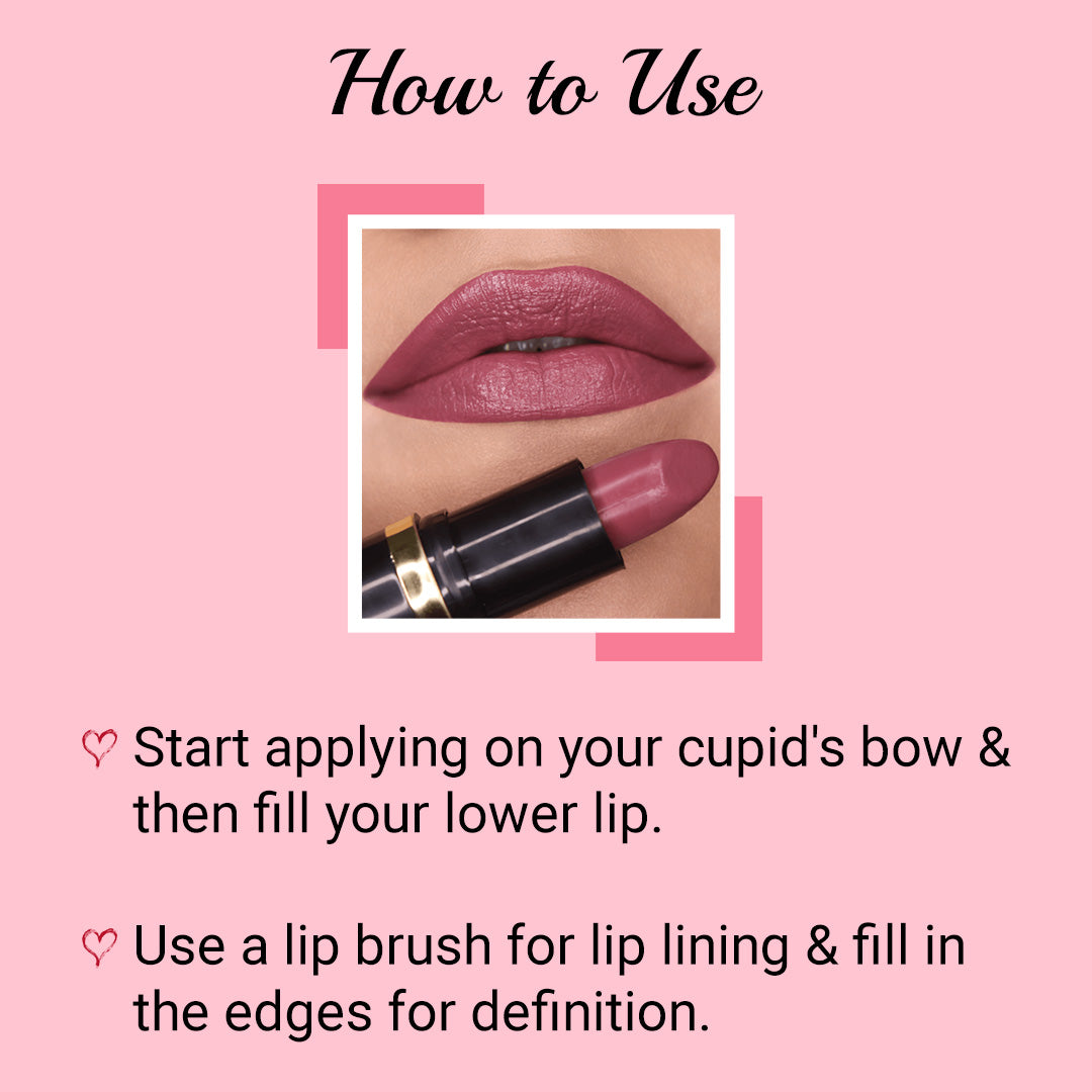 How To Use Iba's Lipstick Mauve Touch
