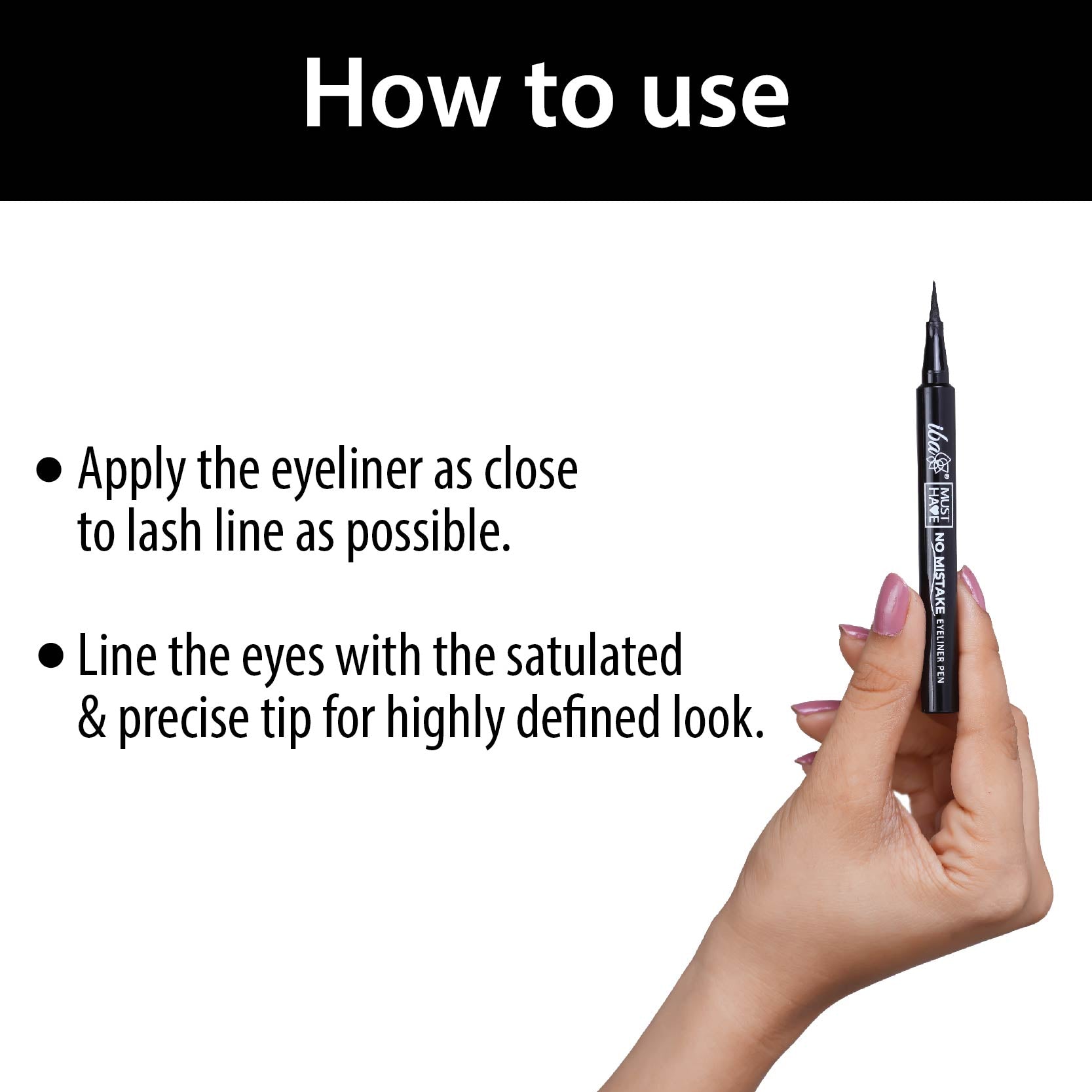 How To Use Iba Eyeliner Pen