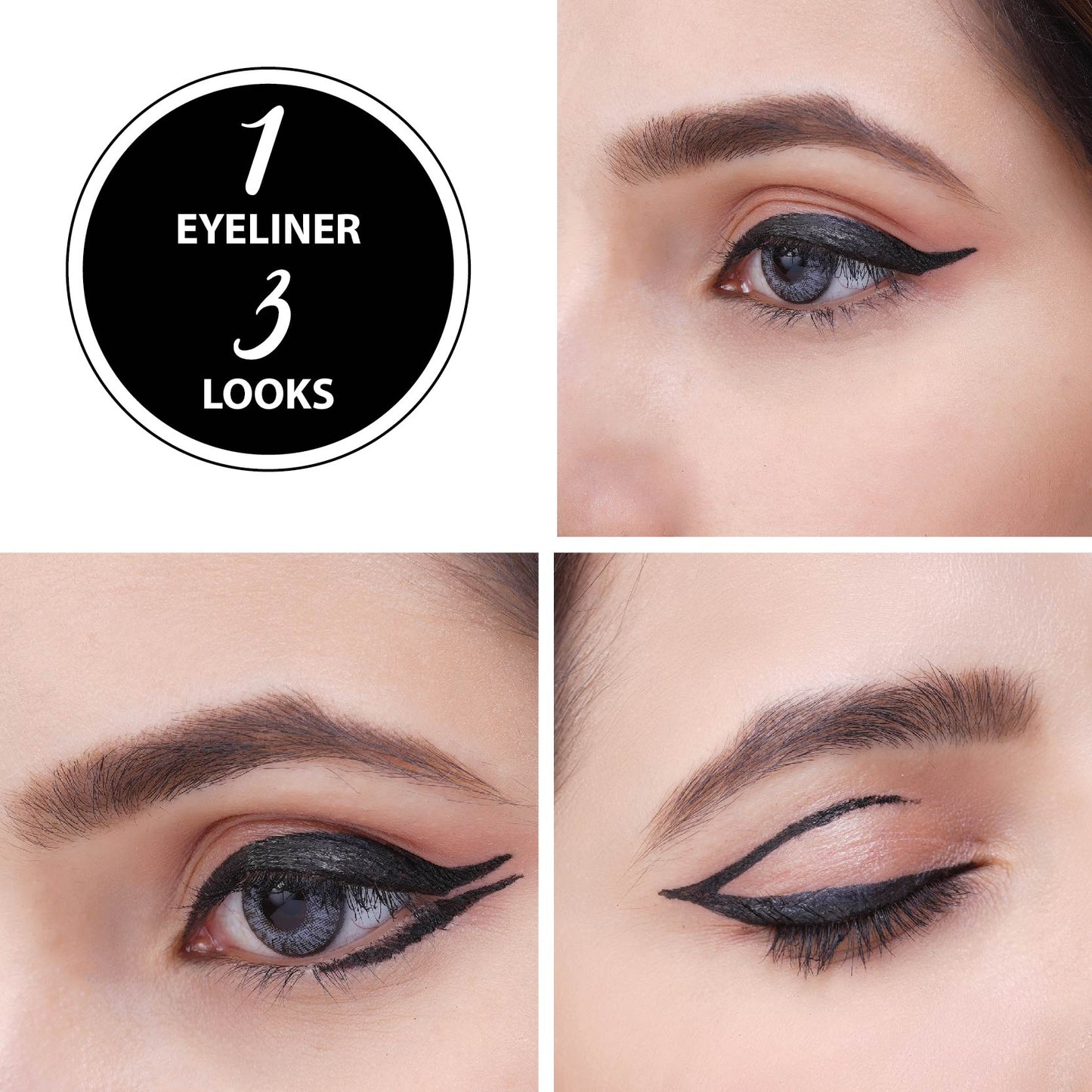 3 Looks With 1 Eyeliner