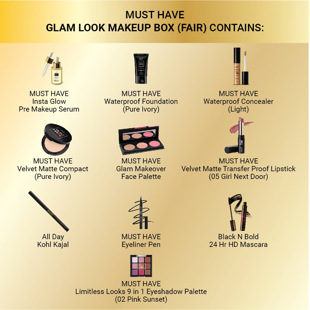 Iba Fair Glam Look Makeup Box 