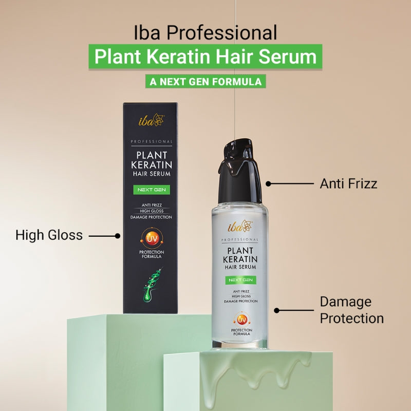 Buy Plant Keratin Hair Serum Online at Best Price in India - Iba Cosmetics