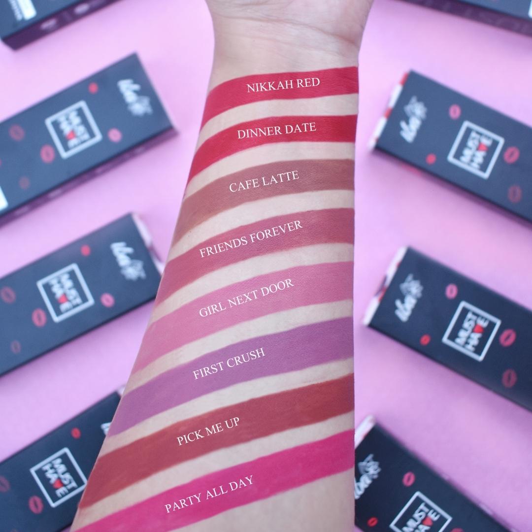 Iba Transfer Proof Ultra Matte Lipstick First Crush Hand Swatch