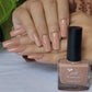 Women Displaying Iba Breathable Nail Color Nude Peach