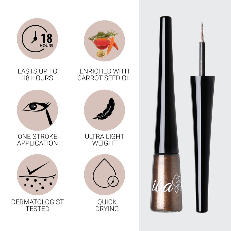  Iba Eye Talk Liquid Shimmery Bronze Eyeliner Ingredients