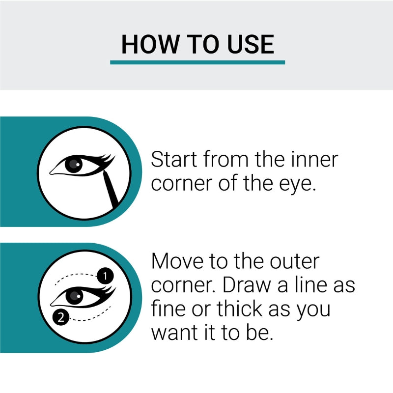 How To Use Iba's Eye Talk Liquid Eyeliner 