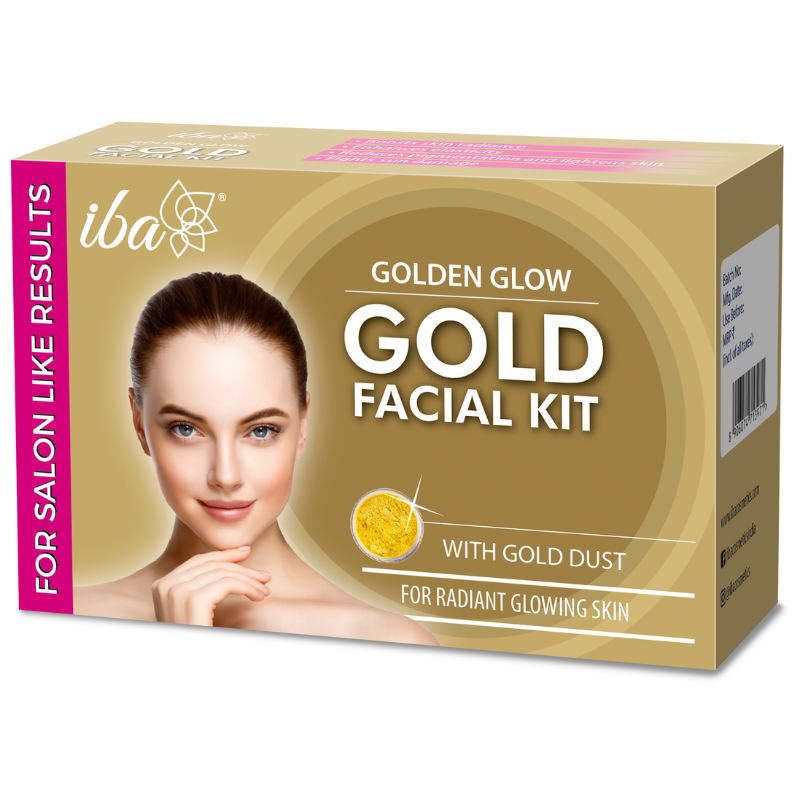 Iba Golden Glow Gold Facial Kit (6 Steps Single Use)