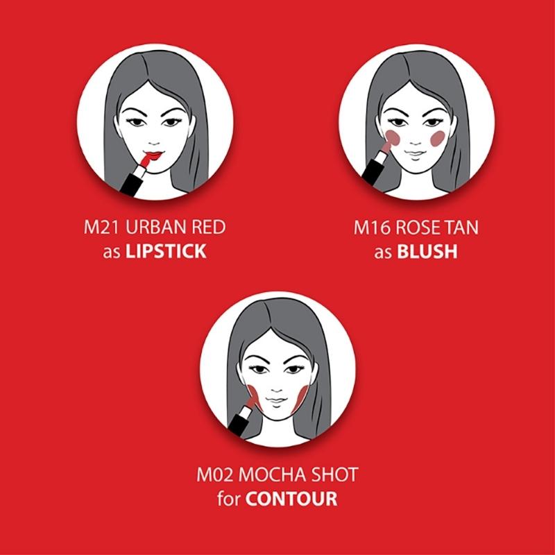 Iba Multi-Tasking Lipstick Trio