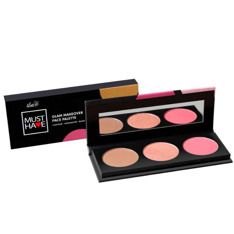 Iba Must Have Glam Makeover Face Palette, 12 g