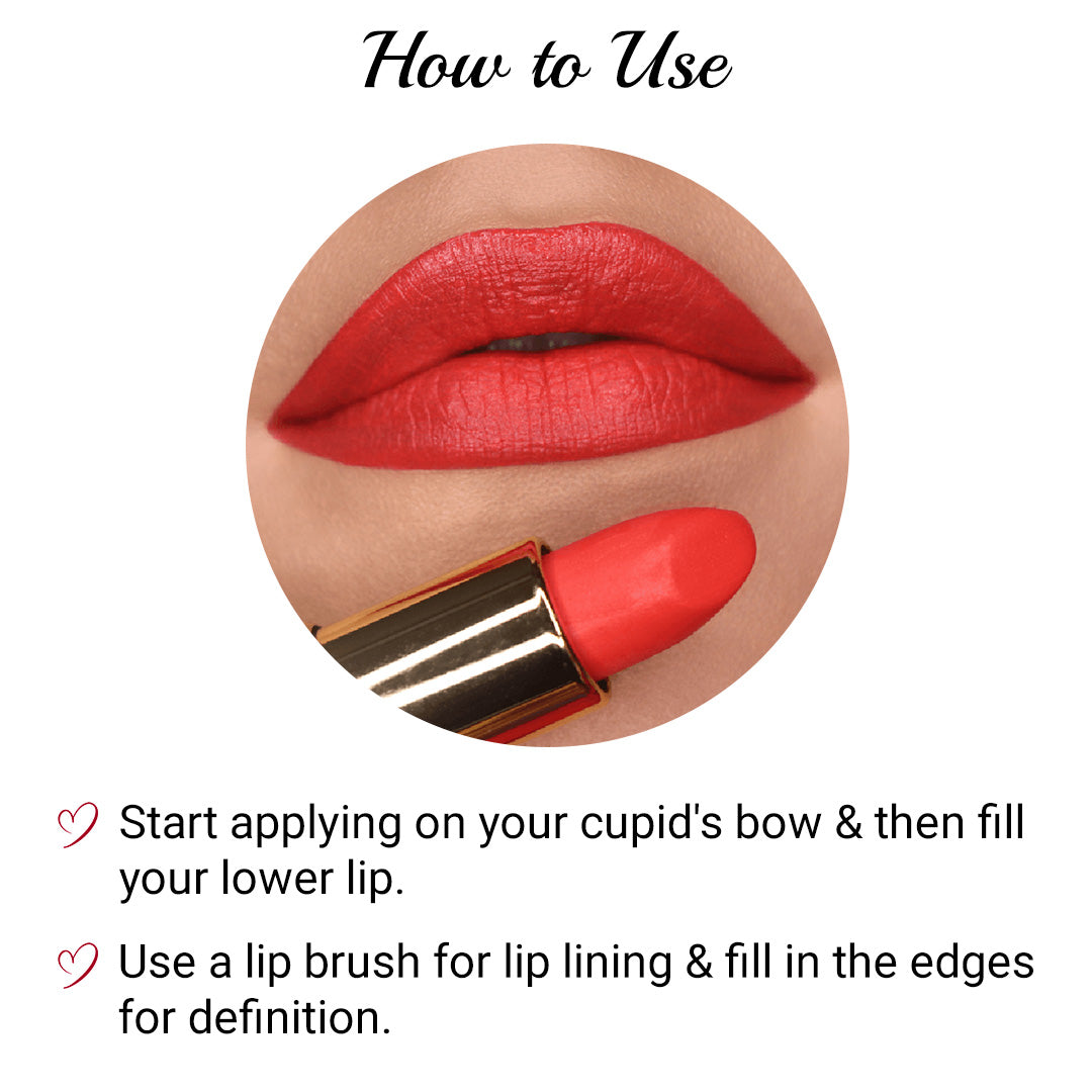 How To Use Iba's Orange Flash Stay Matte Lipstick  