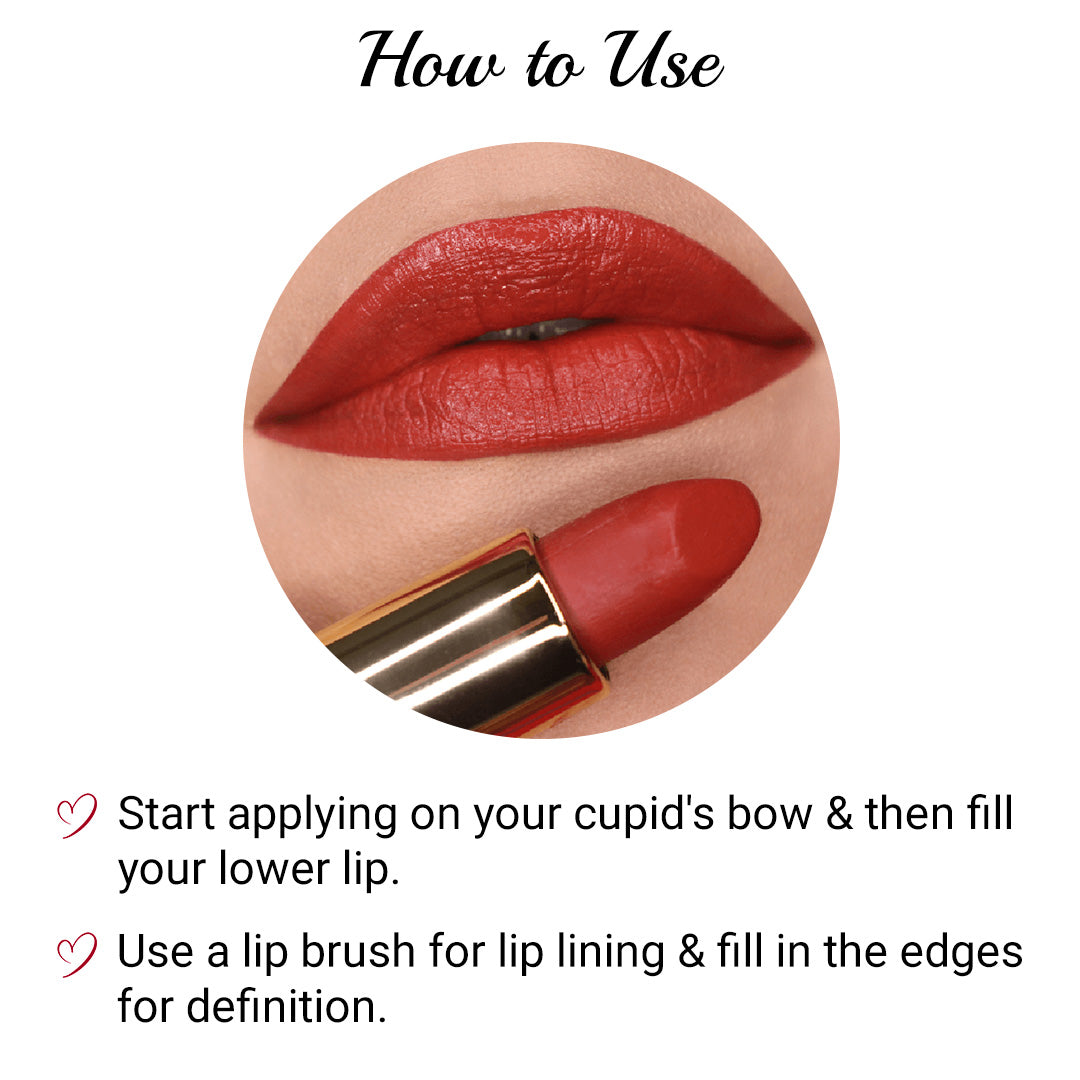 How to use Iba's Red Brick Lipstick 