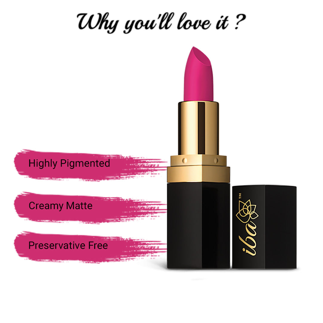 Why You Love Iba Pink Orchid Matte Lipstick 
