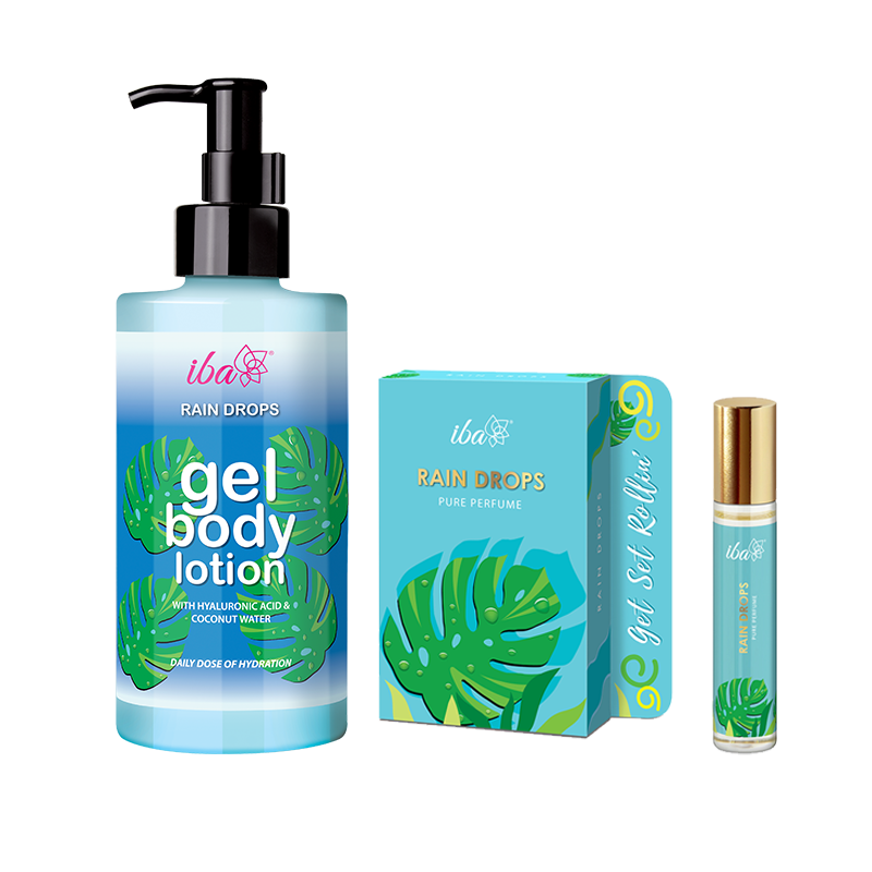 Iba Rain Drops Perfume + Rain Drops Body Lotion Combo
