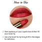 How to use Iba's Ruby Blossom Lipstick 