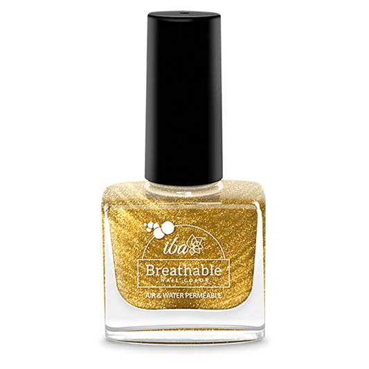Iba Breathable Nail Color- B23 Gold Sparkle