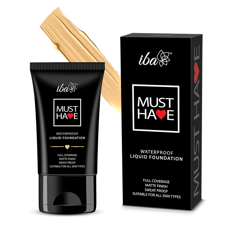 Iba Must Have Waterproof Liquid Foundation - Cool Vanilla, 30 ml