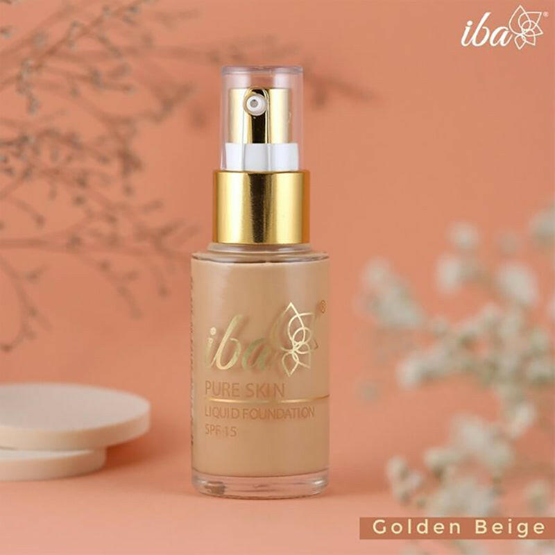 Iba Pure Skin Liquid Foundation Spf 15 (Golden Beige)