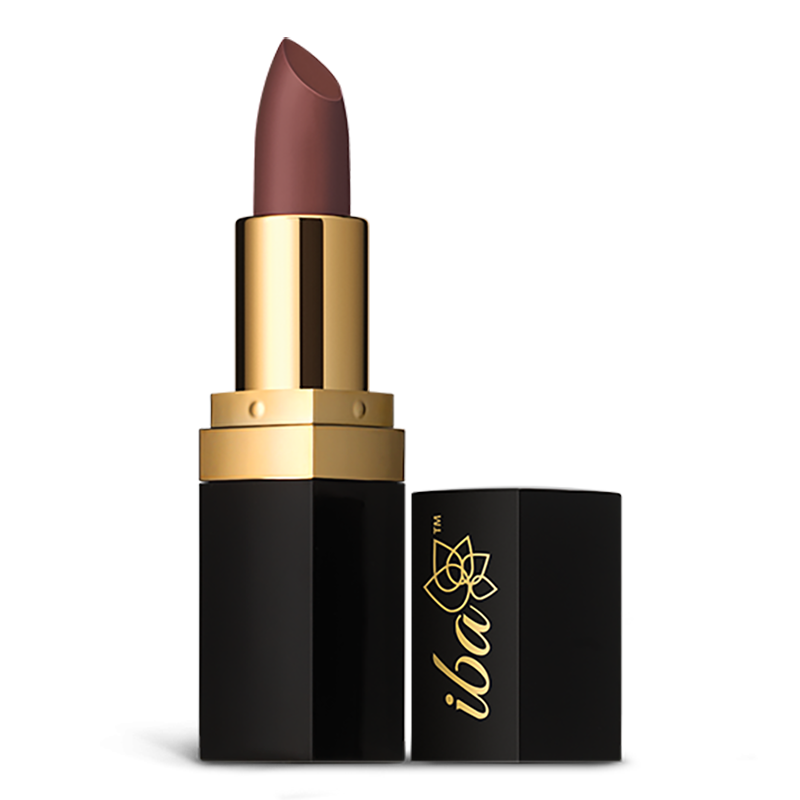 Iba Pure Lips Long Stay Matte Lipstick-M16 Rose Tan, 4 g