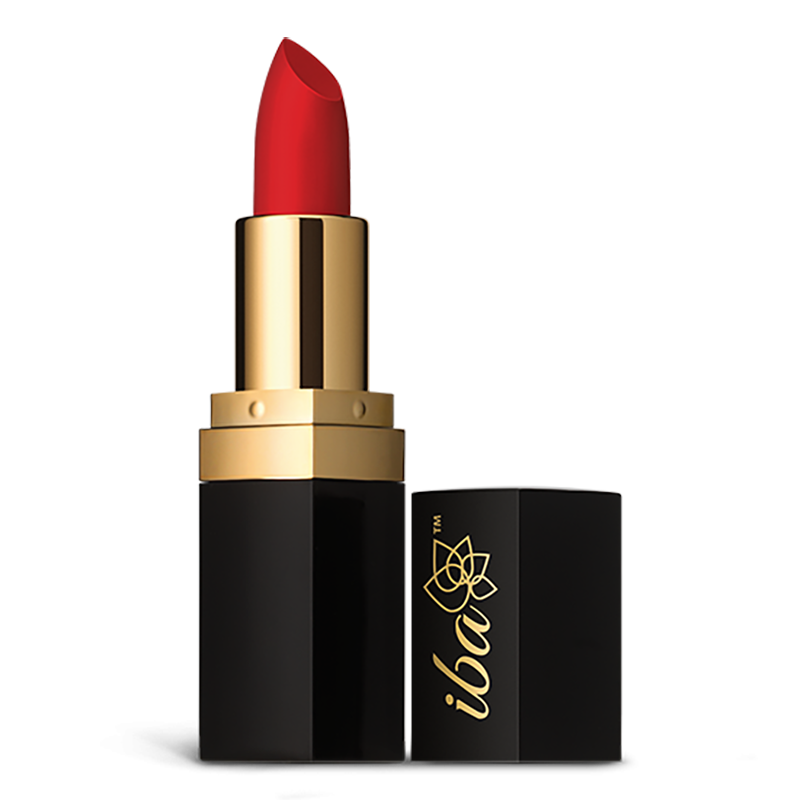 Iba Pure Lips Long Stay Matte Lipstick-M06 Bold Red