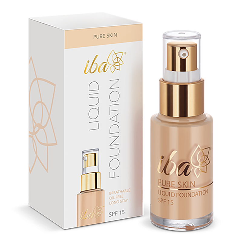 Iba Pure Skin Liquid Foundation-Natural Beige