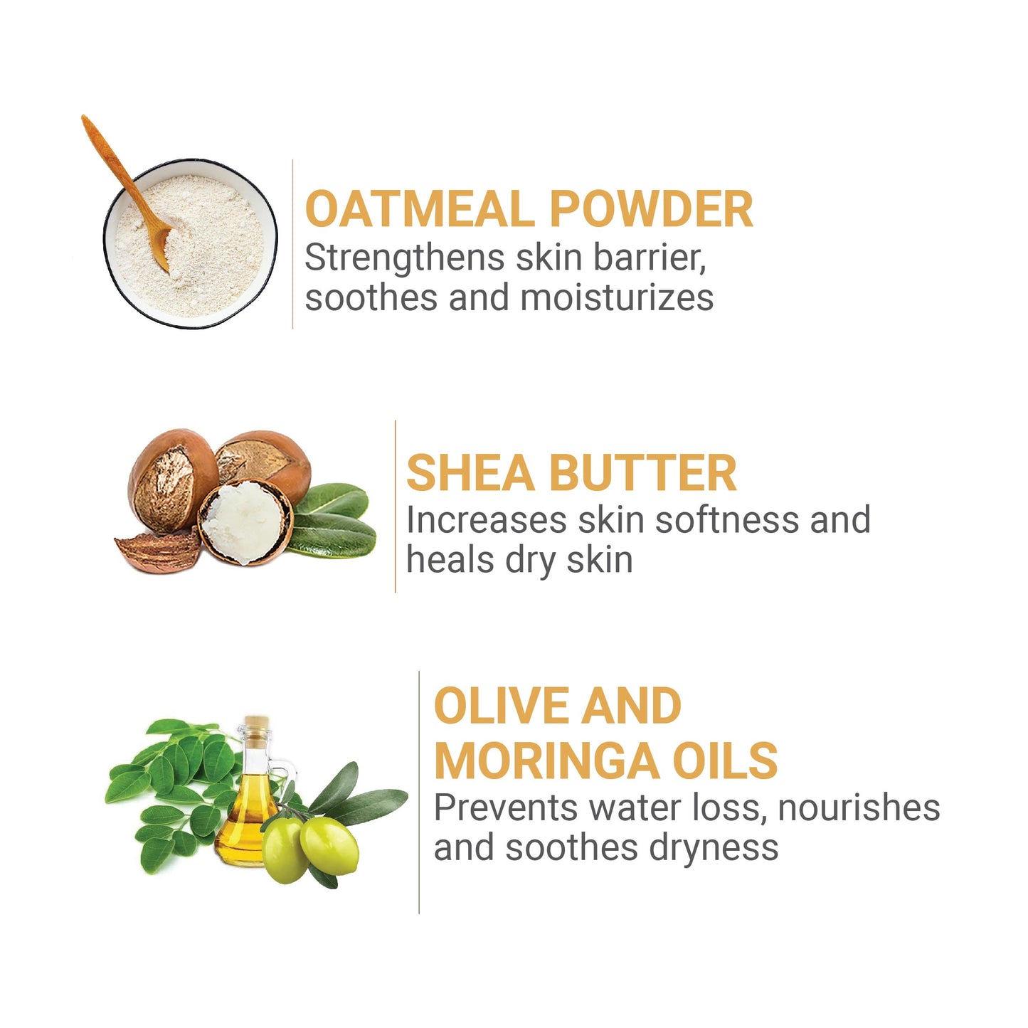 Iba Oatmeal & Shea Crème Body Wash Ingredients