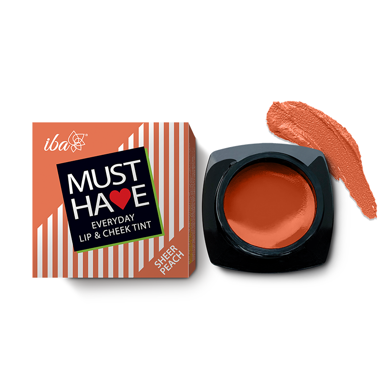 Iba Must Have Everyday Lip & Cheek Tint - Sheer Peach, 8 g