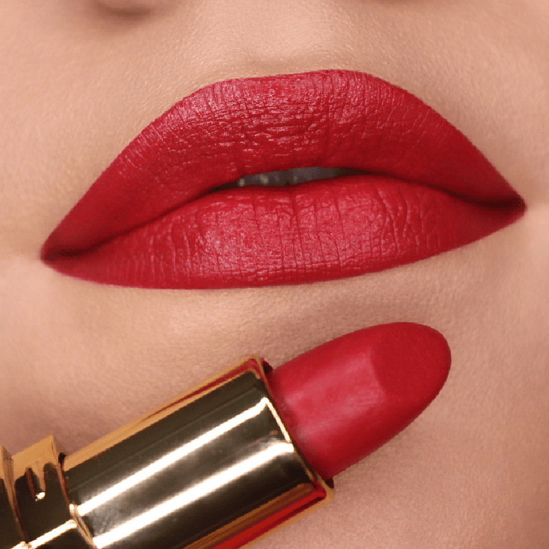 Iba Matte Lipstick Color Ruby Blossom